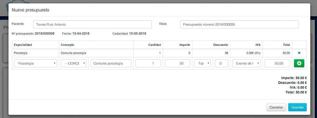 Realiza tus presupuestos con nuestro software en pocos clicks