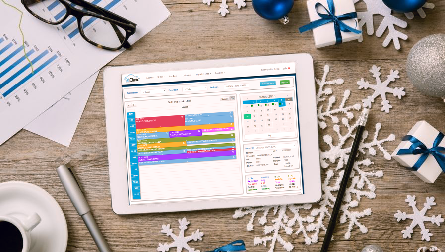 El programa de tu clínica en la nube te desea felices fiestas