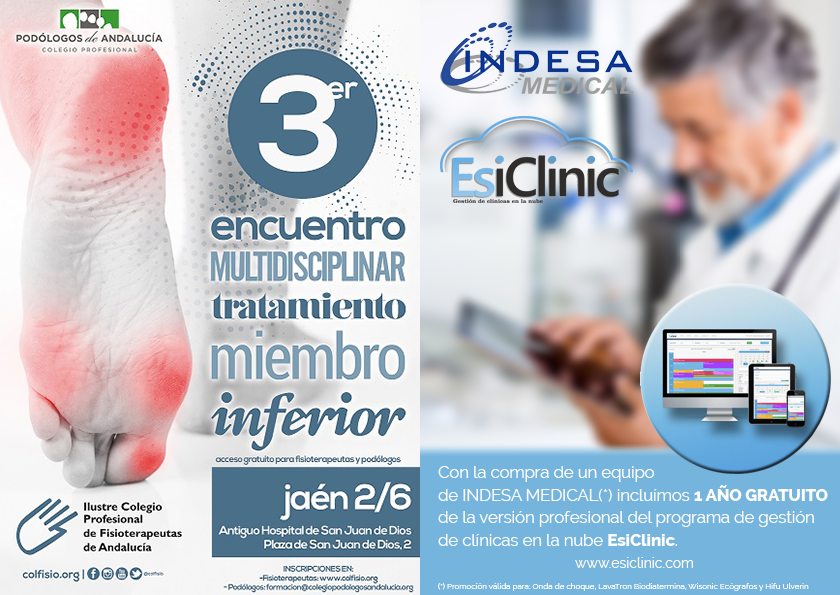 Estaremos en el iii encuentro multidisciplinar para el tratamiento del miembro inferior (jaén)