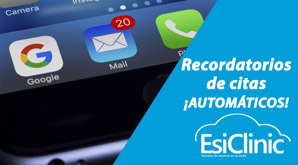 Recordatorios automáticos de citas para pacientes