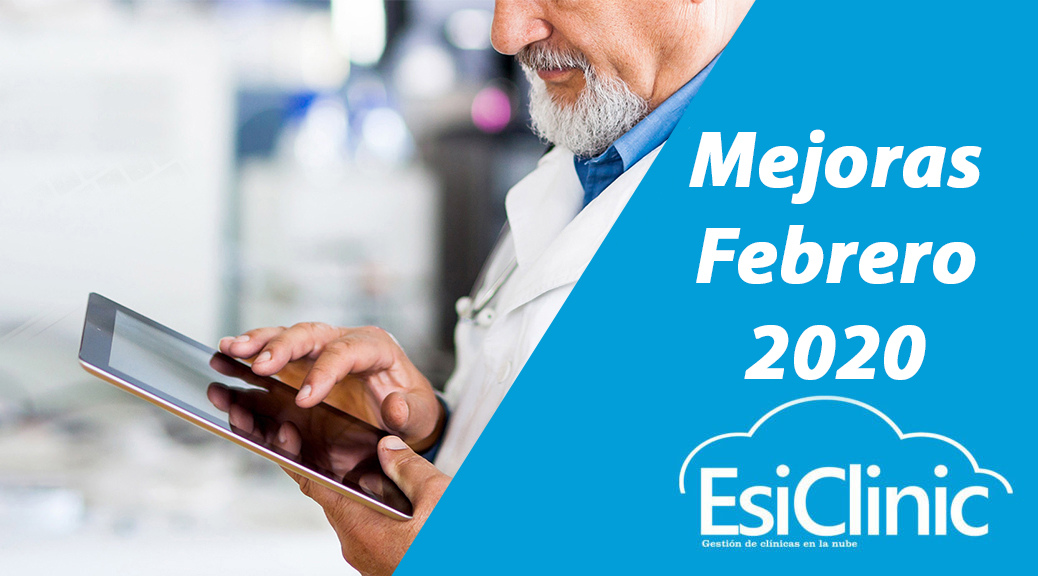 Mejoras esiclinic de febrero 2020