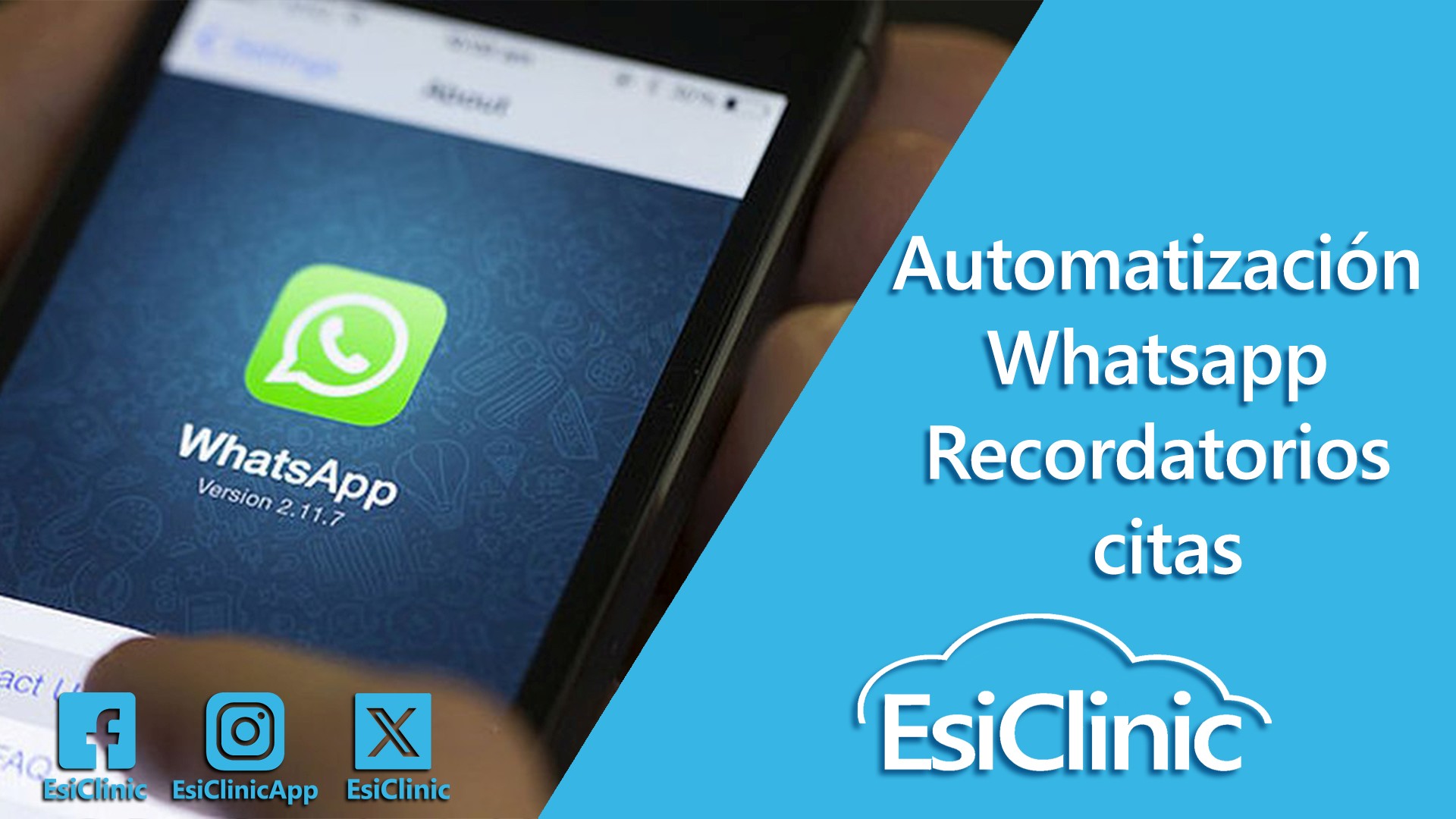 Esiclinic – automatización whatsapp recordatorios citas